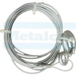 Cable de acero para winche 750 kg - 14 m